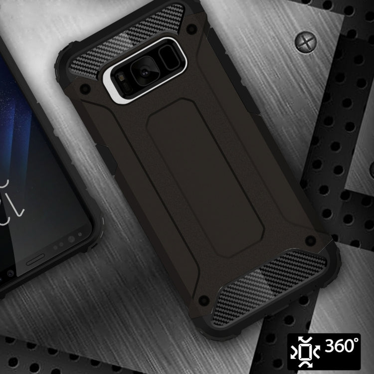 For Galaxy S8 Rugged Armor TPU + PC Combination Case