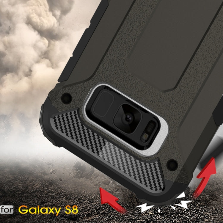 For Galaxy S8 Rugged Armor TPU + PC Combination Case