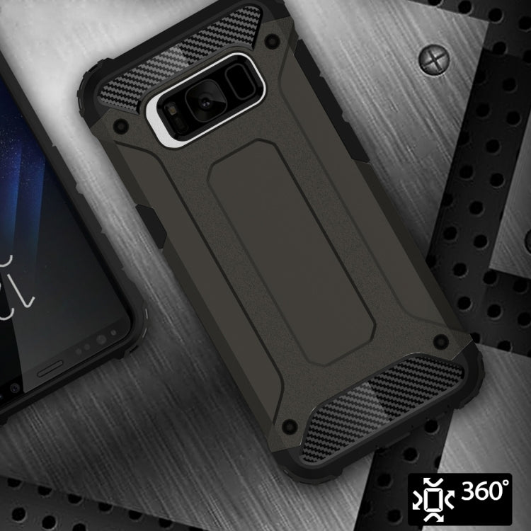 For Galaxy S8 Rugged Armor TPU + PC Combination Case