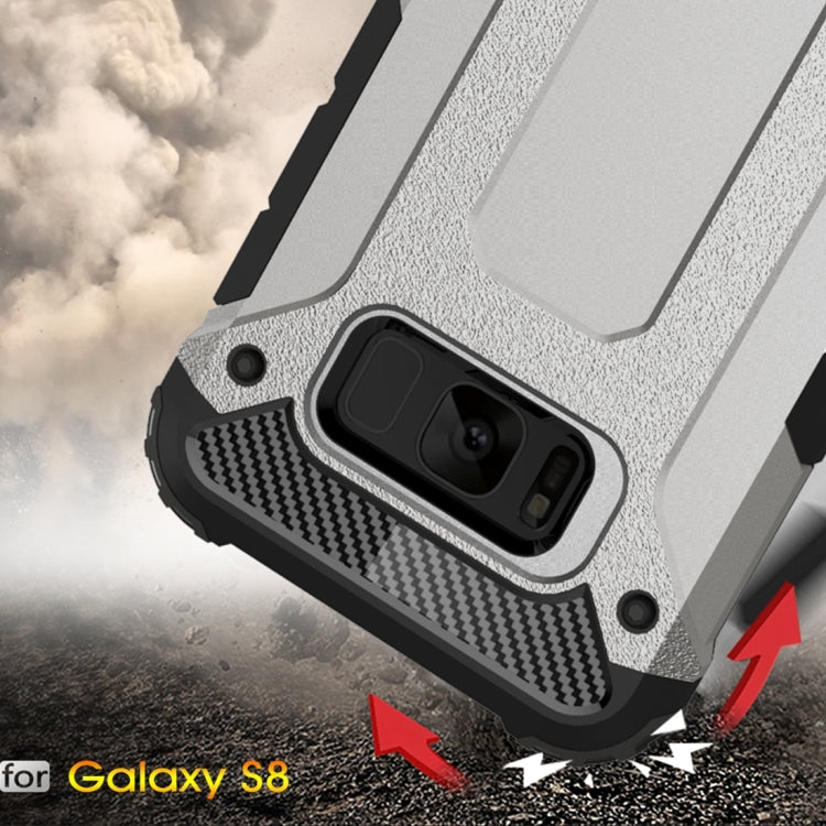 For Galaxy S8 Rugged Armor TPU + PC Combination Case