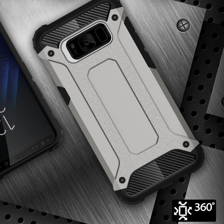 For Galaxy S8 Rugged Armor TPU + PC Combination Case