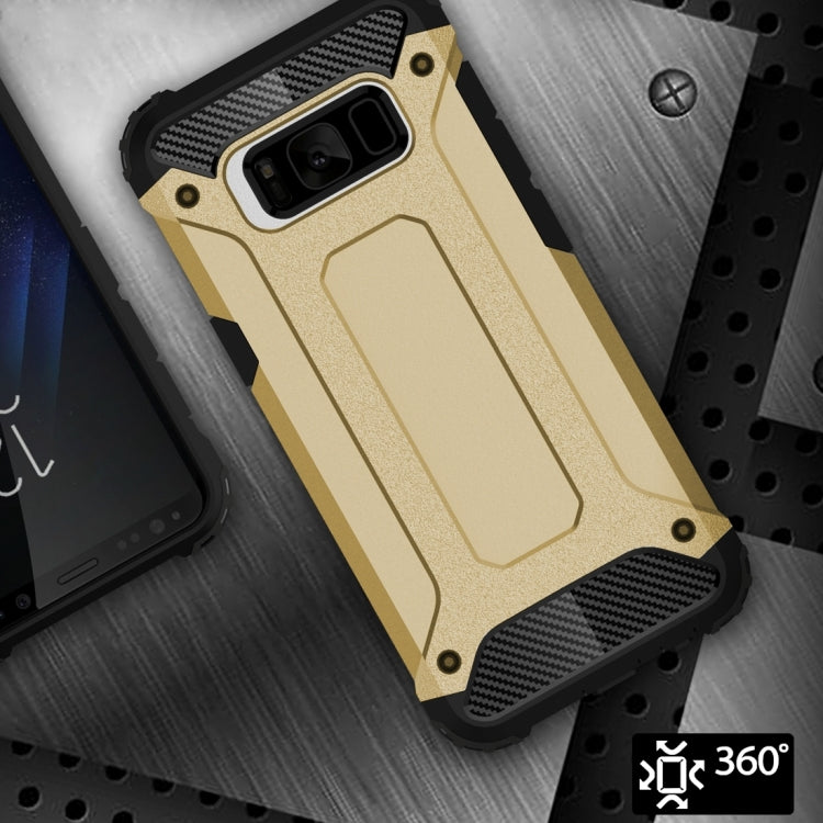For Galaxy S8 Rugged Armor TPU + PC Combination Case