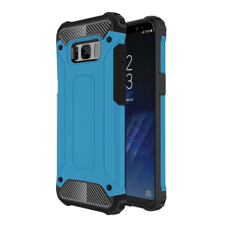 For Galaxy S8 Rugged Armor TPU + PC Combination Case