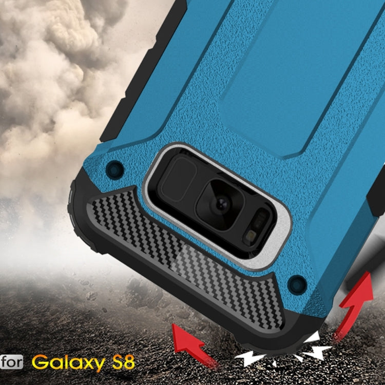 For Galaxy S8 Rugged Armor TPU + PC Combination Case