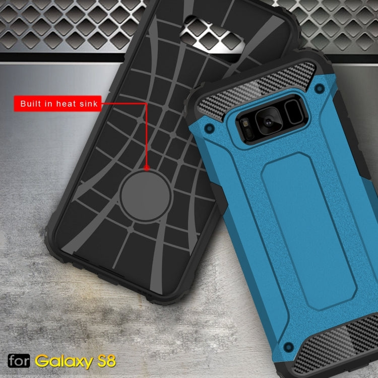 For Galaxy S8 Rugged Armor TPU + PC Combination Case