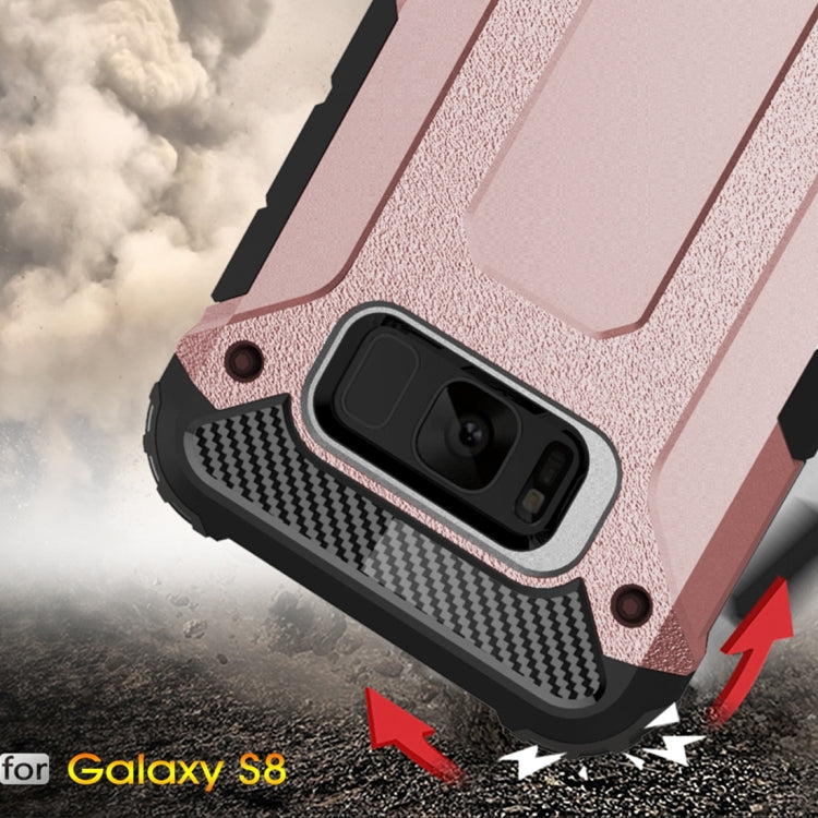 For Galaxy S8 Rugged Armor TPU + PC Combination Case