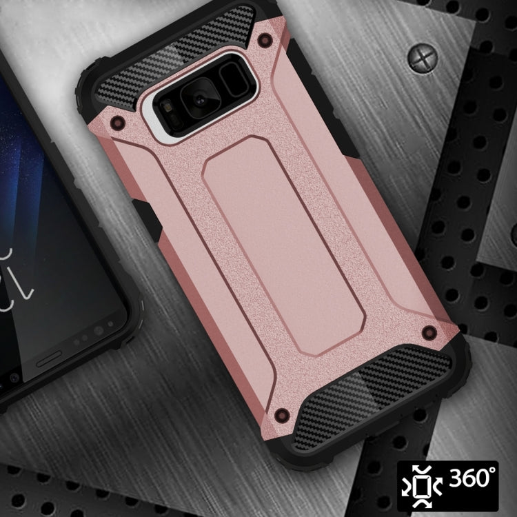 For Galaxy S8 Rugged Armor TPU + PC Combination Case
