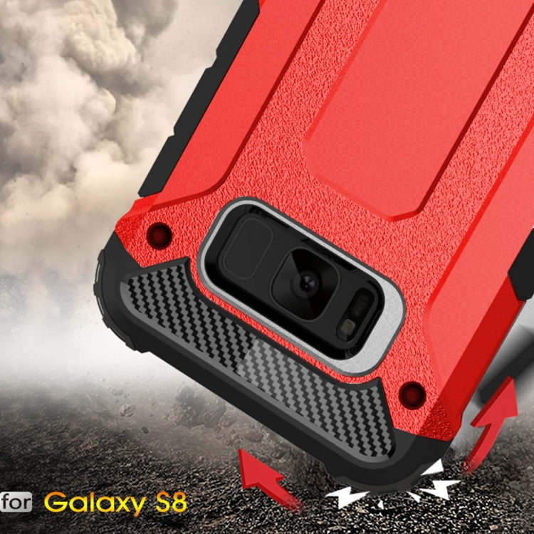 For Galaxy S8 Rugged Armor TPU + PC Combination Case