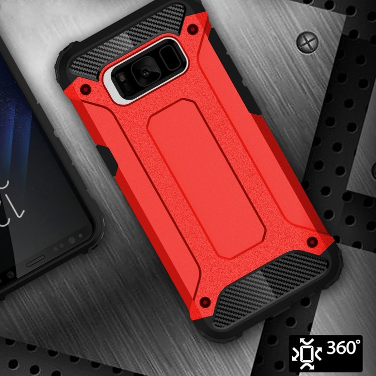 For Galaxy S8 Rugged Armor TPU + PC Combination Case