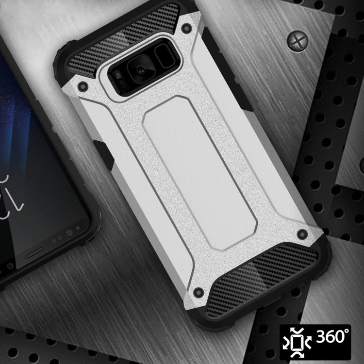For Galaxy S8 Rugged Armor TPU + PC Combination Case