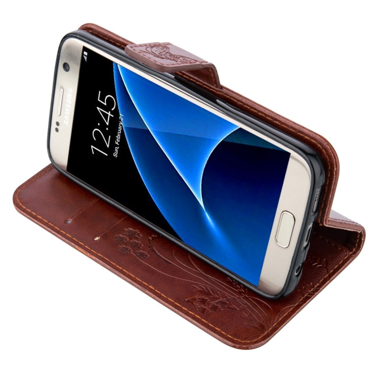 For Galaxy S7 / G930 Crazy Horse Texture Printing Horizontal Flip Leather Case with Holder & Card Slots & Wallet & Lanyard