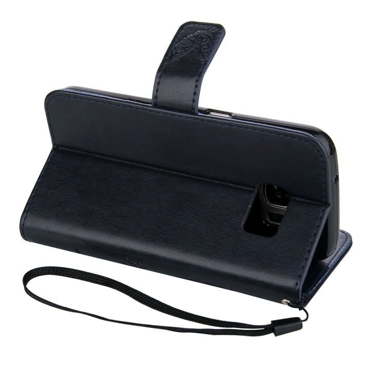 For Galaxy S7 / G930 Crazy Horse Texture Printing Horizontal Flip Leather Case with Holder & Card Slots & Wallet & Lanyard