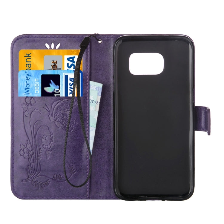 For Galaxy S7 / G930 Crazy Horse Texture Printing Horizontal Flip Leather Case with Holder & Card Slots & Wallet & Lanyard