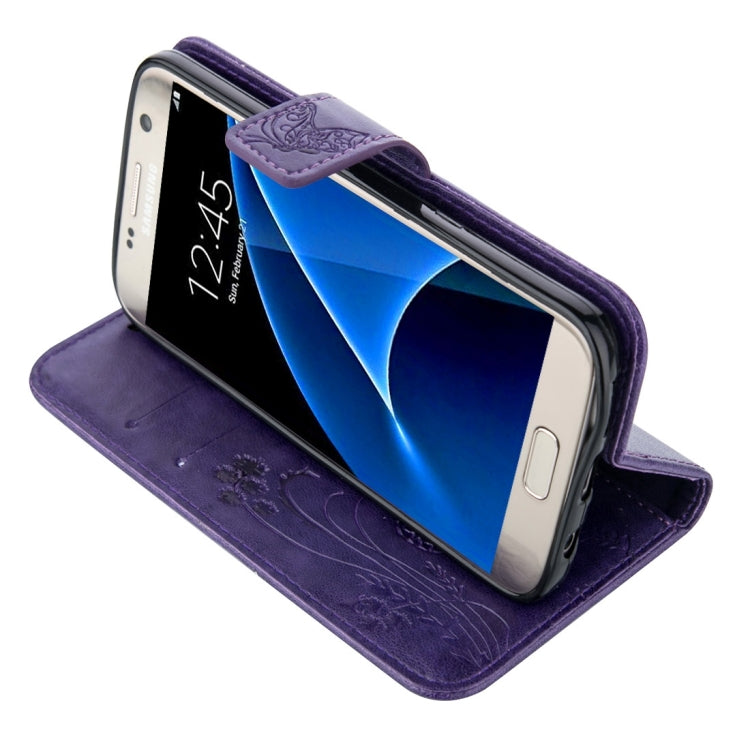 For Galaxy S7 / G930 Crazy Horse Texture Printing Horizontal Flip Leather Case with Holder & Card Slots & Wallet & Lanyard