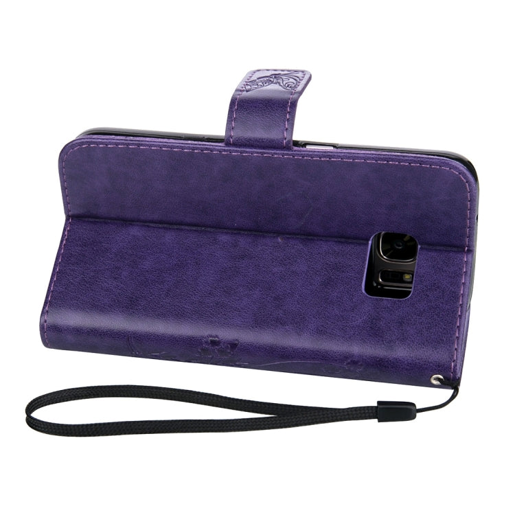 For Galaxy S7 / G930 Crazy Horse Texture Printing Horizontal Flip Leather Case with Holder & Card Slots & Wallet & Lanyard