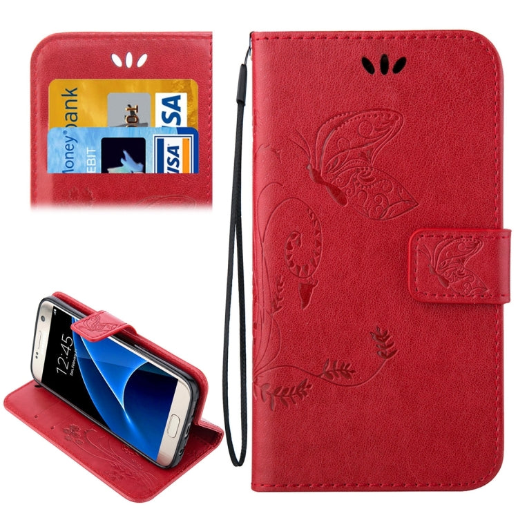 For Galaxy S7 / G930 Crazy Horse Texture Printing Horizontal Flip Leather Case with Holder & Card Slots & Wallet & Lanyard