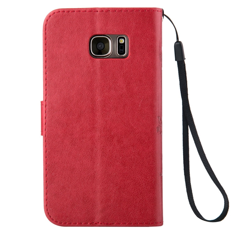 For Galaxy S7 / G930 Crazy Horse Texture Printing Horizontal Flip Leather Case with Holder & Card Slots & Wallet & Lanyard