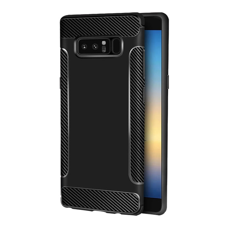 Carbon Fiber Anti-slip TPU Protective Case for Galaxy Note 8