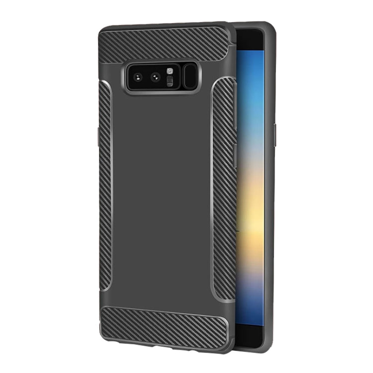 Carbon Fiber Anti-slip TPU Protective Case for Galaxy Note 8