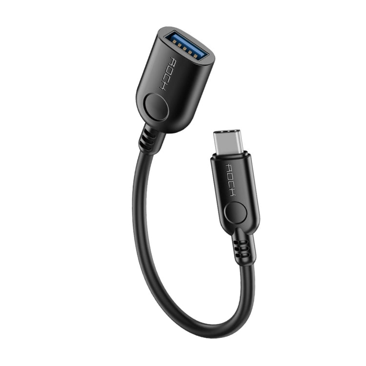 ROCK Type-C to USB 3.0 PVC Adapter Cable, Length: 1.1m for Samsung Galaxy S8 & S8 + / LG G6 / Huawei P10 & P10 Plus / Oneplus 5 and other Smartphones