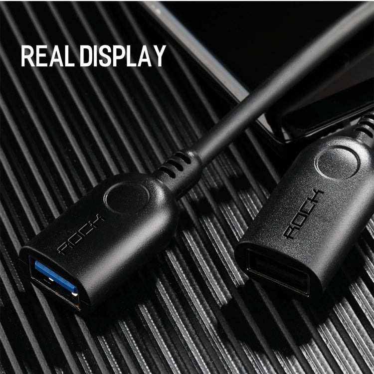 ROCK Type-C to USB 3.0 PVC Adapter Cable, Length: 1.1m for Samsung Galaxy S8 & S8 + / LG G6 / Huawei P10 & P10 Plus / Oneplus 5 and other Smartphones