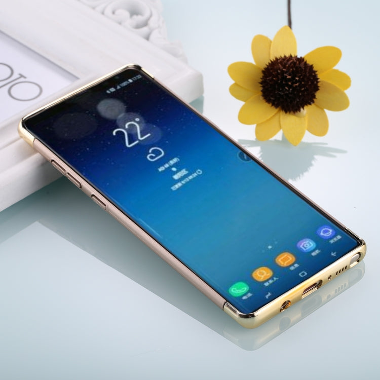 For Galaxy Note 8 Three Stage Splicing Electroplating Side Protective Back Cover Case