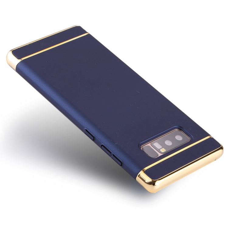 For Galaxy Note 8 Three Stage Splicing Electroplating Side Protective Back Cover Case