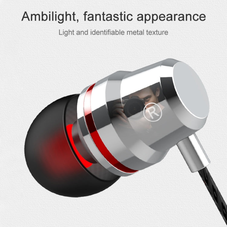 G82 1.2m Wired In Ear USB-C / Type-C Interface Metal HiFi Earphones with Mic