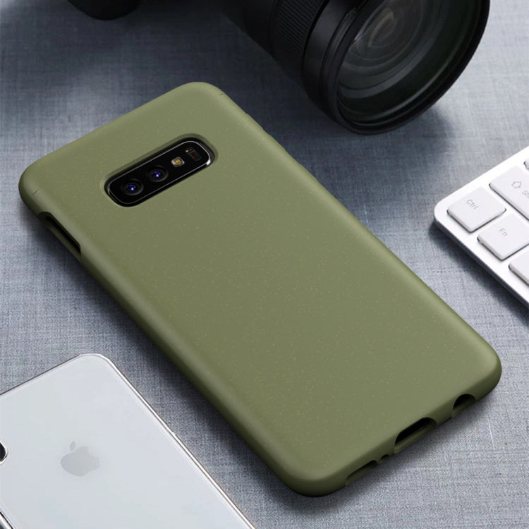 Starry Series Shockproof Straw Material + TPU Protective Case for Galaxy S10e
