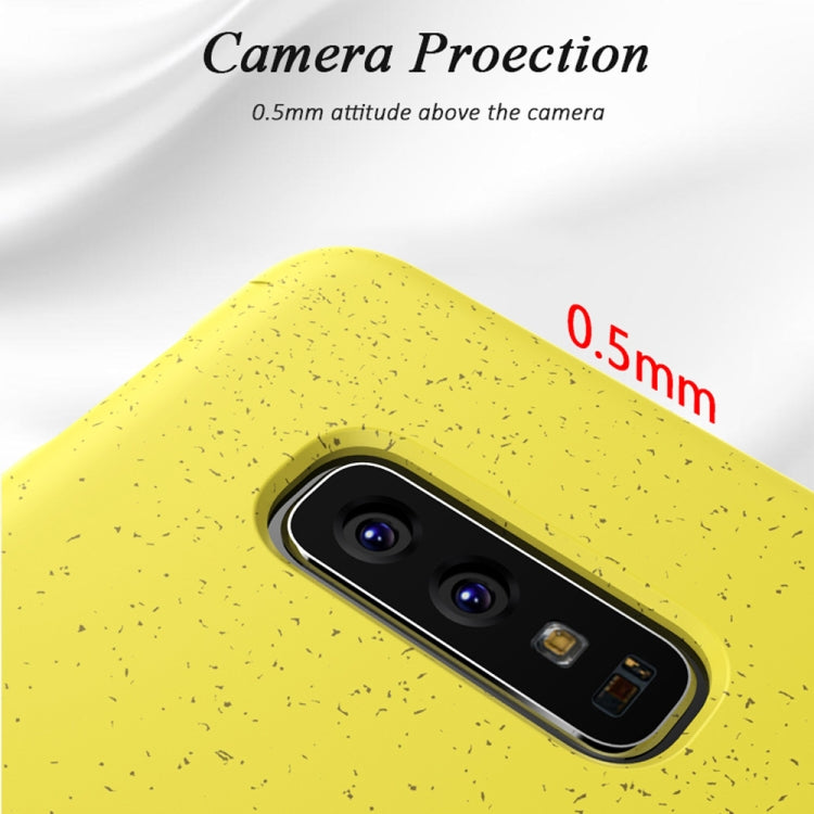 Starry Series Shockproof Straw Material + TPU Protective Case for Galaxy S10e