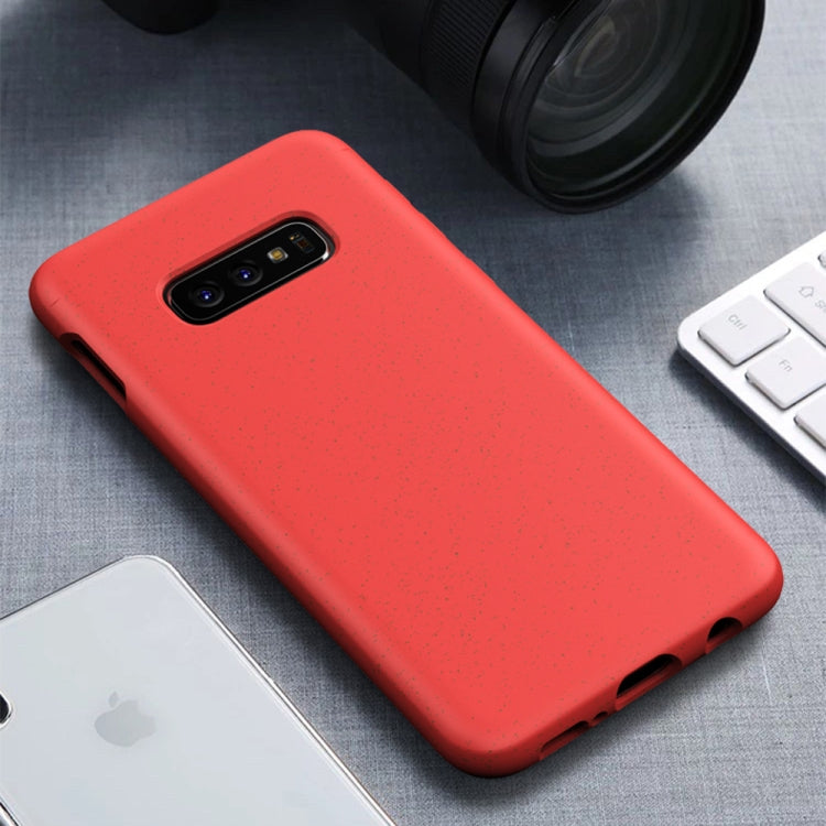 Starry Series Shockproof Straw Material + TPU Protective Case for Galaxy S10e