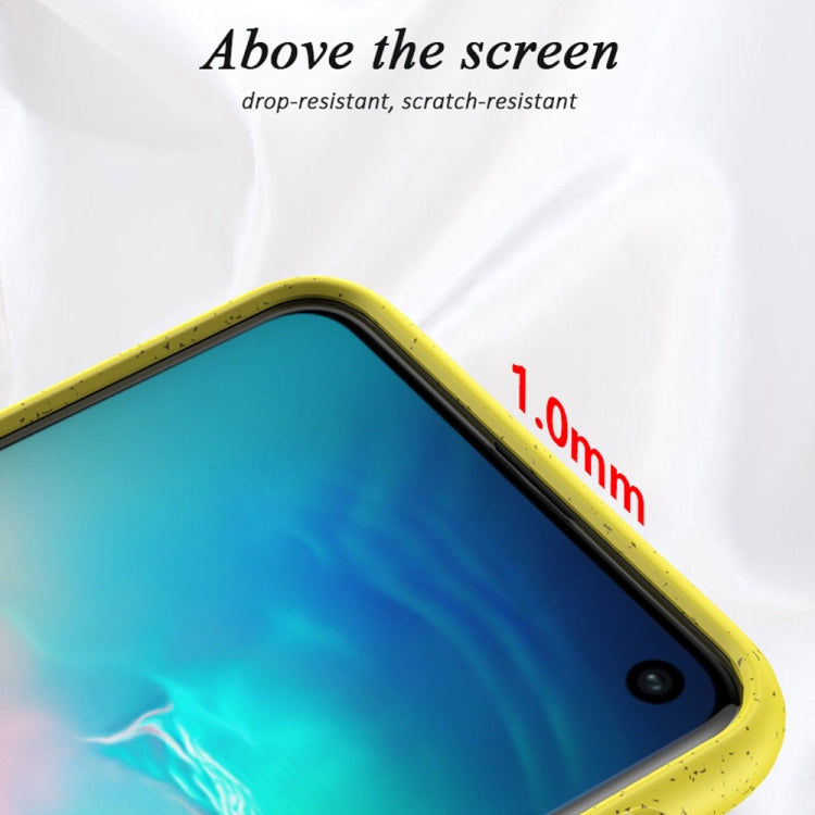 Starry Series Shockproof Straw Material + TPU Protective Case for Galaxy S10e