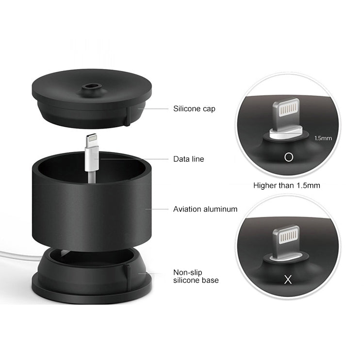 Charging Bracket Universal Metal Mobile Phone Holder Aluminum Alloy Mobile Phone Desktop Charging Base for iPhone