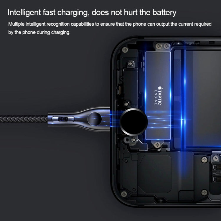 TOTUDESIGN BTA-017 Fine Point Series 2.4A USB to Micro USB Leather Cable, Cable Length: 1.2m