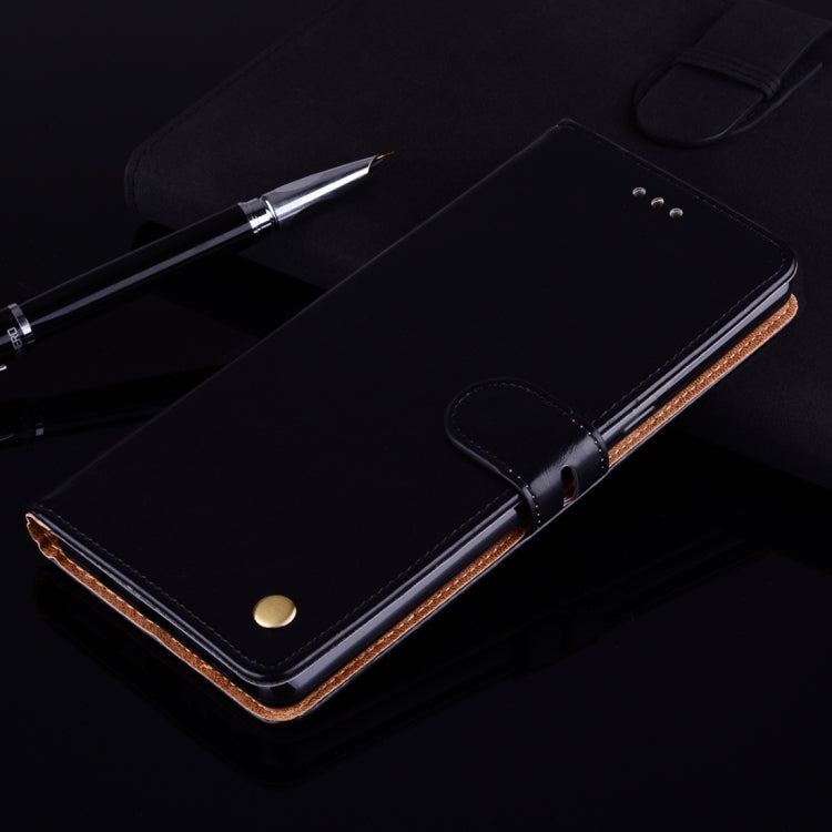 For Samsung Galaxy Note 8 Business Style Oil Wax Texture Horizontal Flip Leather Case with Holder & Card Slots & Wallet