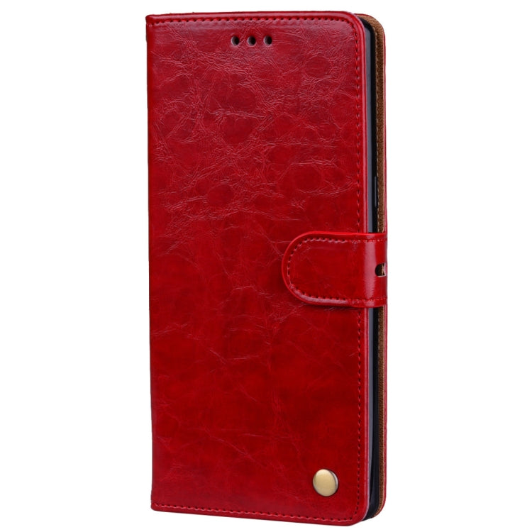 For Samsung Galaxy Note 8 Business Style Oil Wax Texture Horizontal Flip Leather Case with Holder & Card Slots & Wallet