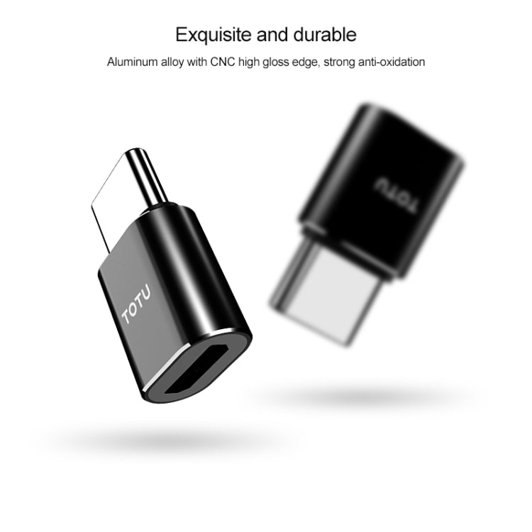 TOTUDESIGN Exquisite Series 5V 2.4A Micro to USB-C / Type-C Adaptor