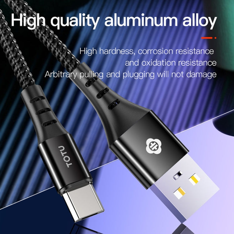 TOTUDESIGN BMA-022 Hard-edged Series Micro Charging Cable, Length : 1m(Black)