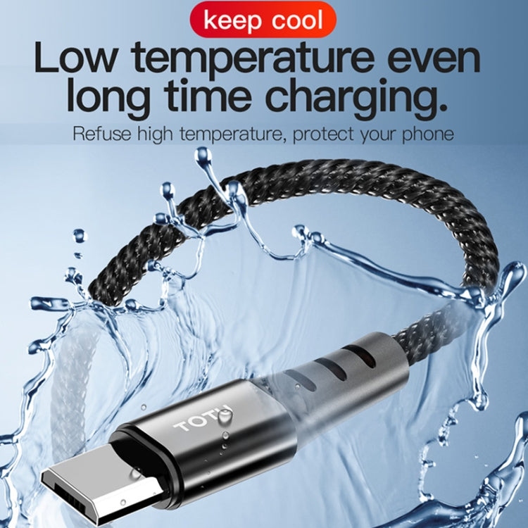 TOTUDESIGN BMA-022 Hard-edged Series Micro Charging Cable, Length : 1m(Black)