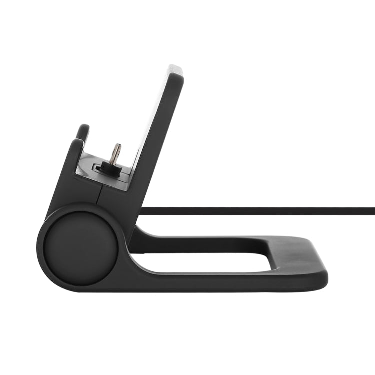 B-D03 2A Micro USB Port Rotatable Charging Dock Station, Cable Length: 1m, For Galaxy, Huawei, Xiaomi, HTC, Sony and other Smartphones(Black)