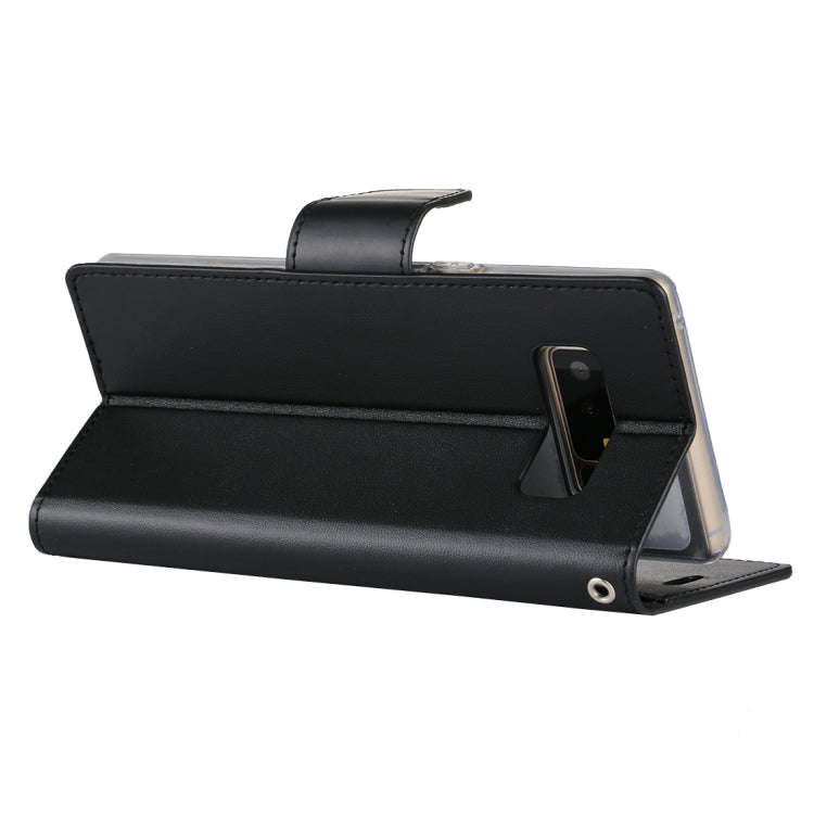 GOOSPERY SONATA DIARY for Galaxy Note 8 Business Style Magnetic Clasp Horizontal Flip Leather Case with Holder & Card Slots & Wallet