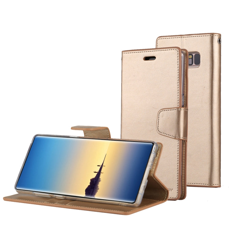 GOOSPERY SONATA DIARY for Galaxy Note 8 Business Style Magnetic Clasp Horizontal Flip Leather Case with Holder & Card Slots & Wallet