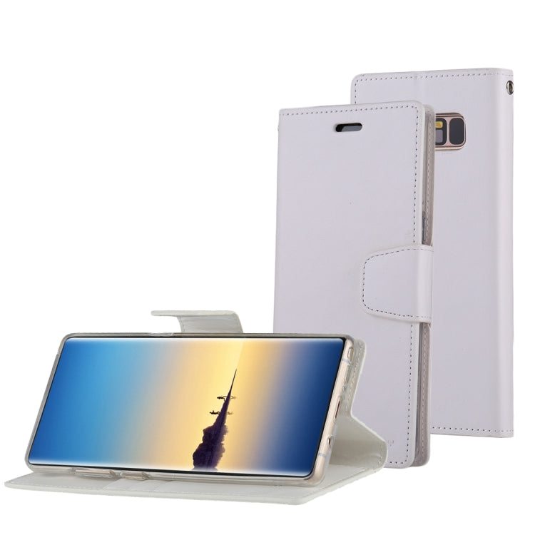 GOOSPERY SONATA DIARY for Galaxy Note 8 Business Style Magnetic Clasp Horizontal Flip Leather Case with Holder & Card Slots & Wallet