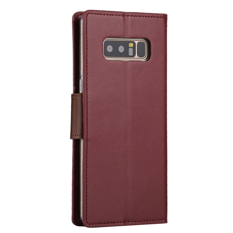 GOOSPERY SONATA DIARY for Galaxy Note 8 Business Style Magnetic Clasp Horizontal Flip Leather Case with Holder & Card Slots & Wallet