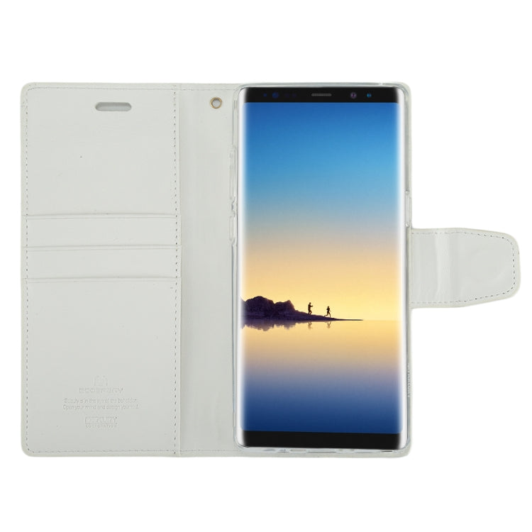 GOOSPERY SONATA DIARY for Galaxy Note 8 Business Style Magnetic Clasp Horizontal Flip Leather Case with Holder & Card Slots & Wallet