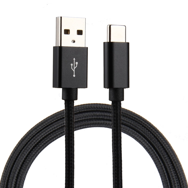 ULT-unite 1m Knit Texture USB 2.0 to USB-C / Type-C All-copper Wire Data Sync Charging Cable, For Galaxy S8 & S8 + / LG G6 / Huawei P10 & P10 Plus / Oneplus 5 / Xiaomi Mi6 & Max 2