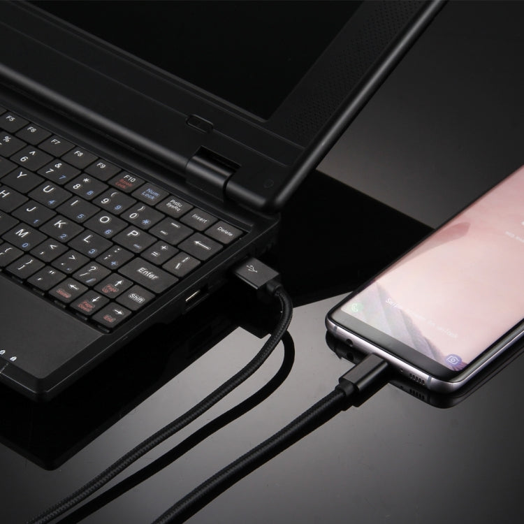 ULT-unite 1m Knit Texture USB 2.0 to USB-C / Type-C All-copper Wire Data Sync Charging Cable, For Galaxy S8 & S8 + / LG G6 / Huawei P10 & P10 Plus / Oneplus 5 / Xiaomi Mi6 & Max 2