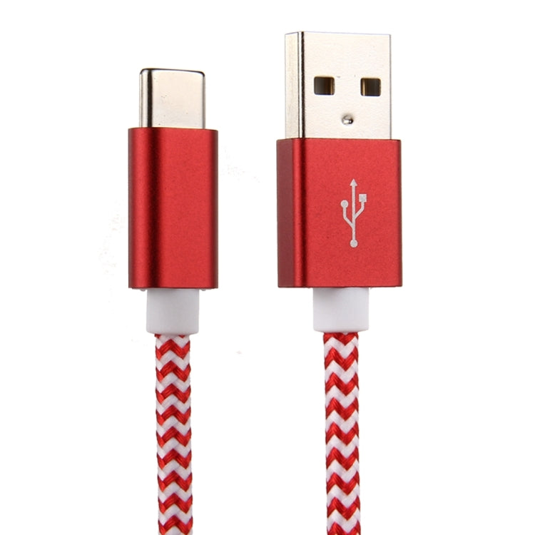 ULT-unite 1m Knit Texture USB 2.0 to USB-C / Type-C All-copper Wire Data Sync Charging Cable, For Galaxy S8 & S8 + / LG G6 / Huawei P10 & P10 Plus / Oneplus 5 / Xiaomi Mi6 & Max 2
