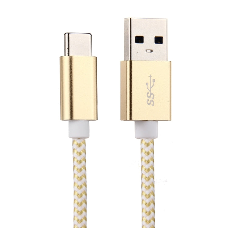 ULT-unite 2m Knit Texture USB 3.0 to USB-C / Type-C All-copper Wire Data Sync Charging Cable, For Galaxy S8 & S8 + / LG G6 / Huawei P10 & P10 Plus / Oneplus 5 / Xiaomi Mi 6 & Max 2 and other Smartphones