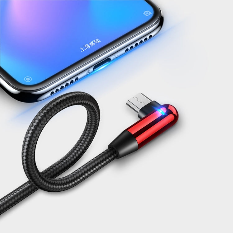 CAFELE Micro USB Atomic Series 90 Degree Bend Design Charging Data Cable, Length: 1.2m